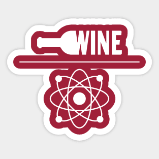 Wine Over Matter Sticker